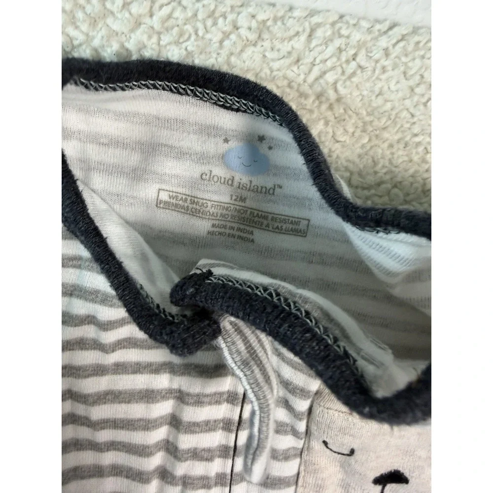 Baby Boys Clothes Lot 6-12M 12-18M Old Navy Cat & Jack Romper Pajamas